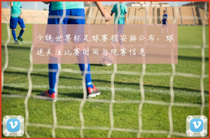 今晚世界杯足球赛程安排公布,球迷关注比赛时间与观赛信息